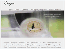 Tablet Screenshot of dragonmosquito.com